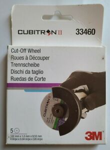 3M 4&#034; Cubitron II Cut-Off Wheels, Pk 5 (3M-33460)