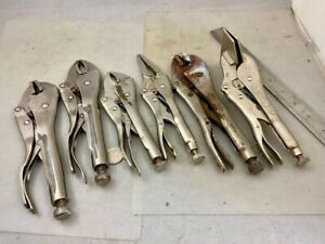 VISE GRIPS &amp; CRAFTSMAN LOCKING PLIERS, Bundle Of 6, NO RESERVE!