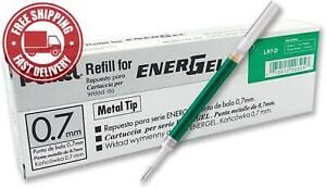 Pentel Refill Ink for BL57/BL77 EnerGel Liquid Gel Pen, 0.7mm, Metal Tip, Green