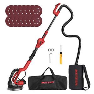Drywall Sander, Meterk 710W Wall Sander, 14 PCS Sanding Discs, 6 Variable Speed,