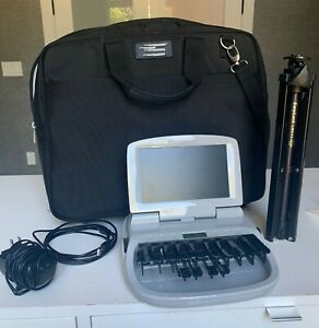Luminex CSE (Grey) Stenograph Machine with Charger, USB Cable, Tripod, &amp; Case