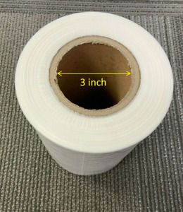 Air Pillow Cushion Film Roll for Packaging 984ft x 4&#034; x 8&#034; | 3&#034; Diameter