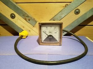 Vtg Crompton Instruments 45 - 65 Hz Frequency Panel Meter 016-41 - Swanky Barn