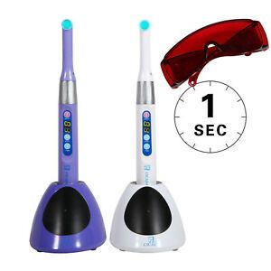 i Led 2300mw/cm Dental Lab Curing Light 1 Sec Resin Cure Lamp 1S White/Purple