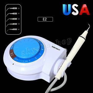 Dental Ultrasonic Piezo Scaler with Handpiece Tips fit EMS SKYSEA FDA &amp; CE An#