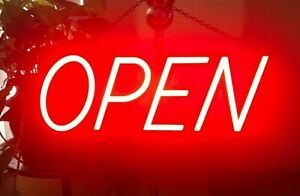 OPTIVA 19.5&#034; ULTRA BRIGHT LED &#034;OPEN&#034; SIGN W/ REMOTE CONTROL-MODEL#:S-SGN06005-00
