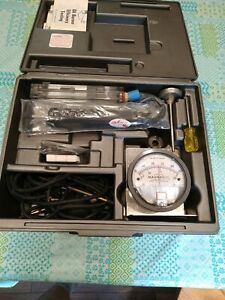 Dwyer 1101 Combustion Kit Magnehelic Dial Gage Oil Burner Efficiency Test