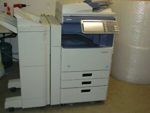 COPIER**COLOR**TOSHIBA E-STUDIO 3555C** HOLE PUNCHER ** SCAN/PRINT/EMAIL