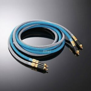 1Pcs MPS Audio RCA Subwoofer Audio Signal Cable Male to Male E-310f Customized
