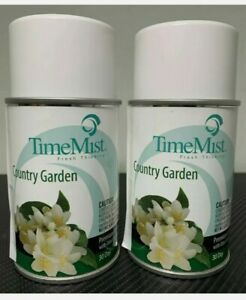 2-Pack Premium Metered Air Freshener Refill, Country Garden, 6.6oz/187g Aerosol