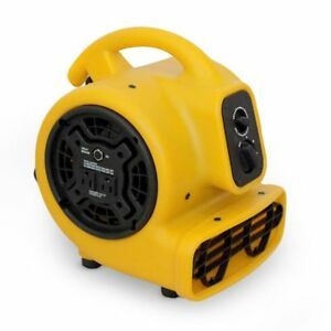 Zoom 1/5 HP Dryer Blower Fan 3-Speed Carpet Janitorial Water Damage Restoration