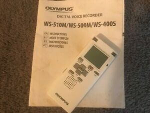 Olympus WS-400S (1024 MB, 272 Hours) Handheld Digital Voice Recorder