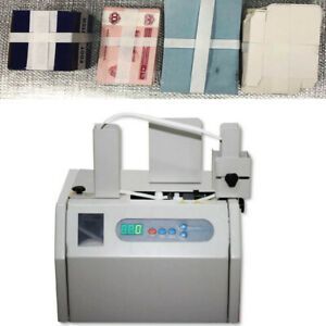 110VAutomatic BanknoteInvoice Bill Banding Machine Paper Tape Money StrappingNEW