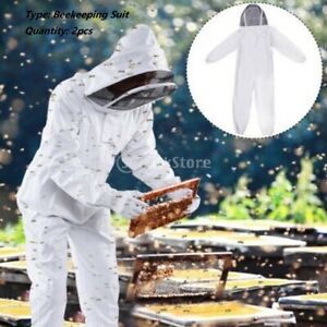 Pack of 2 Beekeeper Suit Beekeeping Hooded Beekeeping Coat 2XL Size New