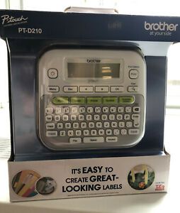 Brother PTD210 P-Touch Easy Compact Label Maker - White