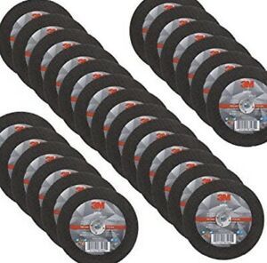 3M Silver Cut-Off Wheel 87460 T1 4 in x .035 in x 1/4 in / 60 Grit / Pack of 25