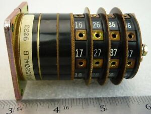 Electroswitch Rotary Switch, pn 65204LG (9033)