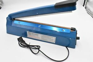 12&#034; Hand Impulse Heat Sealer Plastic Bag Film Sealing Machine Metal ABS US