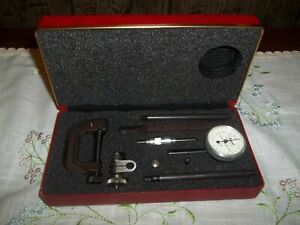 CENTRAL TOOL CO. No. 270A Jeweled Test Indicator Set with Case &amp; all attachments