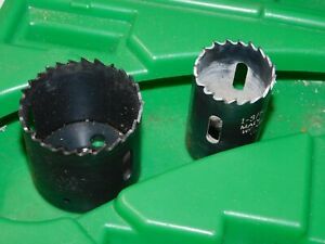 2&#034; &amp; 1 3/8&#034; Saws for GreenLee  Variable Pitch Hole Saw Kit 830