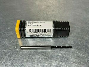 Guhring 2.1mm Solid Carbide Drill Coolant Through 6408 Series 8xD 9064080021000