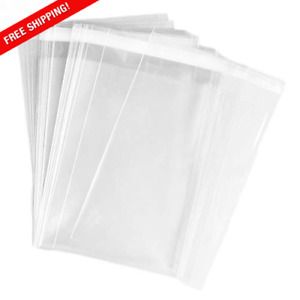 Crystal Clear Resealable 2500 Pcs, Cello Cellophane Bags For Food Packaging.