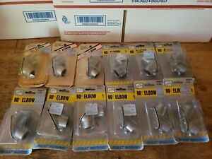 (12) Conduit Pulling Elbow 1/2&#034; EMT Right Angle 90 Degree ..LOT OF 12..SEE PICS