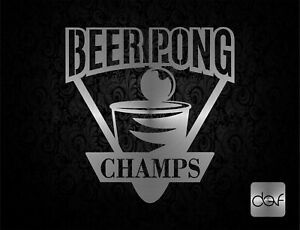 Beer Pong Monogram -dxf files for laser cnc plasma cutting SVG CDR router