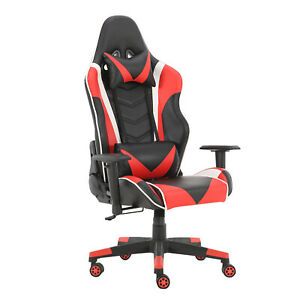 Gaming Chair with headrest and lumbar pillow