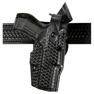 Safariland 6360-28325-81 ALS/SLS Mid-Ride Holster Blk BW RH For Glock 19