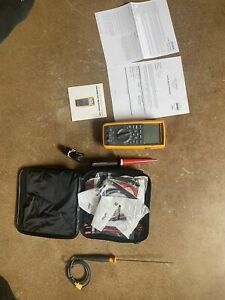 New! Fluke 287 True RMS Multimeter With Cables, Calibration Certified, Disc