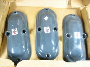 Plasti-Bond Robroy PVC Coated Cover 8-1/4&#034; x 3-1/4&#034;  Lot of 3 pcs -  New