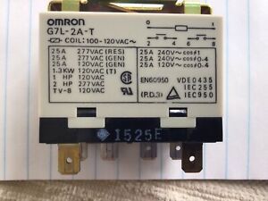1Pcs Used Omron Power Relay G7L-2A-T 200-240VAC ru