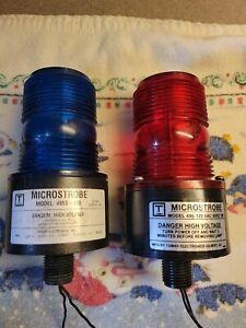 RED and BLUE Microstrobe Model 495S-120 Tomar Electronics 120 vac 50/60Hz