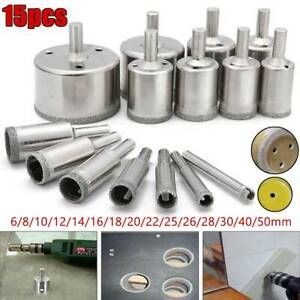 6-50MM Diamond Hole Saw Tile Ceramic Porcelain Glass Marble Drill Bit Cutter Hot