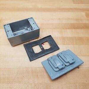 Red Dot 1506216 Electrical Box w/Cover, 4-1/2 X 2-7/8&#034;. - USED