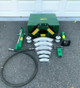 Greenlee 880 Hydraulic Pipe Bender 1/2&#034;-2&#034; W/ 755 Pump Rigid Great Shape