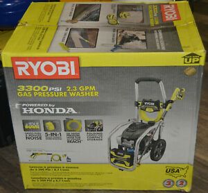 Ryobi RY80942 3300 PSI 2.3 GPM Honda Gas Pressure Washer