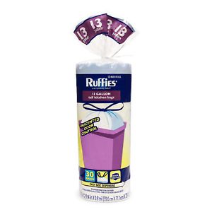 Ruffies 1263519 Berry Plastics Tall Kitchen Trash Bag Low Density polyethylene W