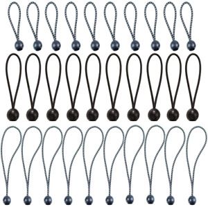 Ball Bungee Cords, Qtimal 30 Pack Of 3 Sizes Tarp  Canopy Shock Cords, Extreme