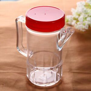 Oil Vinegar Pourer Glass Bottle Condiment Cruet Dispenser Acrylic Bottle