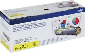 NEW Brother TN-225Y High Yield Color Toner Yellow Laser Printer Cartridge
