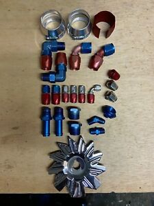 Anodized Aluminum Fittings, Chrome Alternator Fan