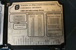 American Precision Industries CMD-260 Microstepping Motor Drive 8 Amp  Lot of 3