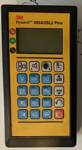 3M Dynatel 950ADSL2 Plus Qualification Test Set ADSL2 as is for parts or repair