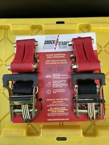 NEW SHOCK STRAP PRO TIE DOWNS 6000 Lb Break Strength 9 Foot Free Shipping