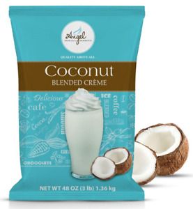 Coconut Blended Crme Mix by Angel Specialty Products Boba Tea (LOT OF 2) [3 LB]