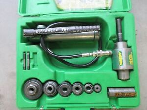 Greenlee 7306 Hydraulic punch set