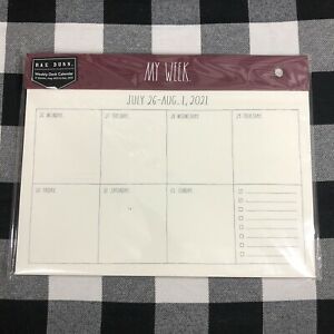 Rae Dunn Weekly Planner Desk Calendar 17 Month July 2021 - Dec 2022 Farmhouse