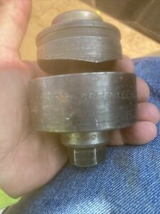 Good Used Greenlee 2&#034; Conduit Round Radio Chassis Knockout Punch